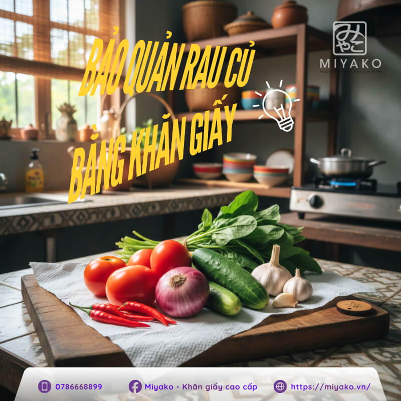 Bảo quản rau lá bằng khăn giấy – giải pháp được nhiều người áp dụng.jpg