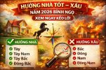 Năm 2026 Bính Ngọ hướng nhà nào tốt, hướng nhà nào xấu theo phong thủy.jpg