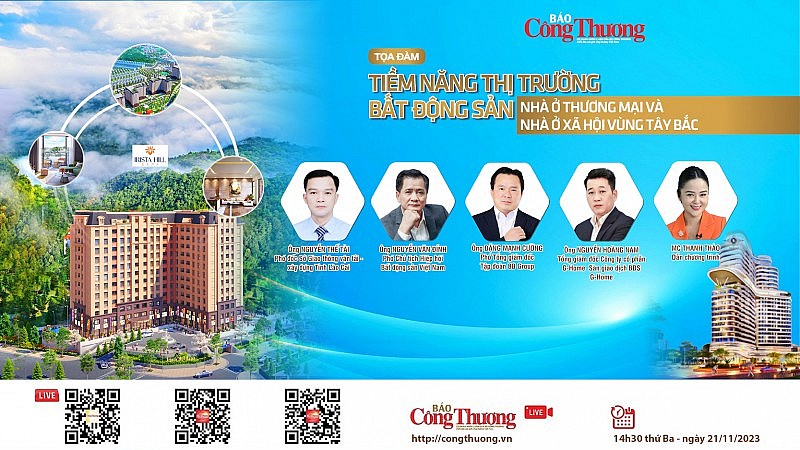 Ngày 21/11: Toạ đàm Tiềm năng thị trường Bất động sản và nhà ở thương mại – xã hội vùng Tây Bắc