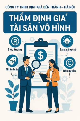 Dịch vụ Thẩm định giá tài sản vô hình của Công ty TNHH Định giá Bến Thành – Hà Nội